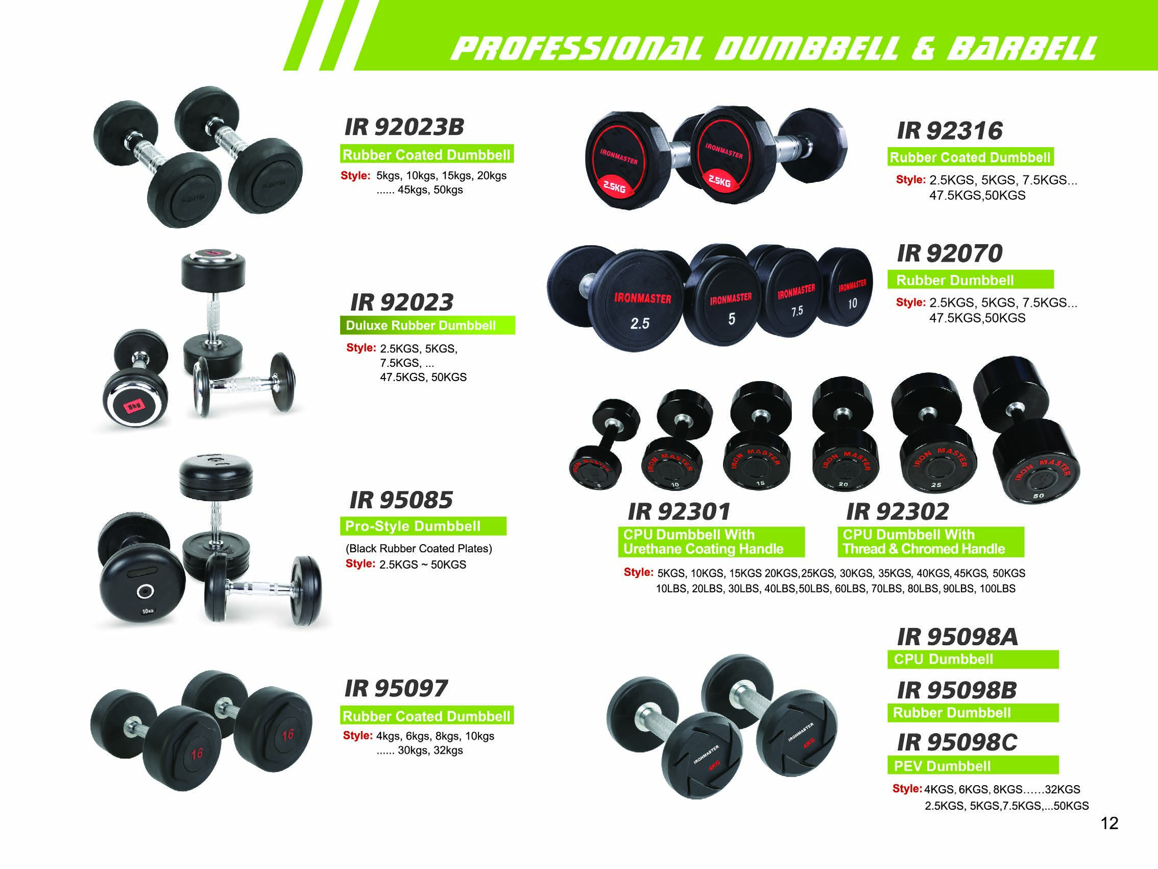 PROFESSIONAL DUMBBELL